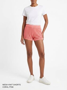 Uncharted Threads Coral Knit Mesh Shorts - Size Small